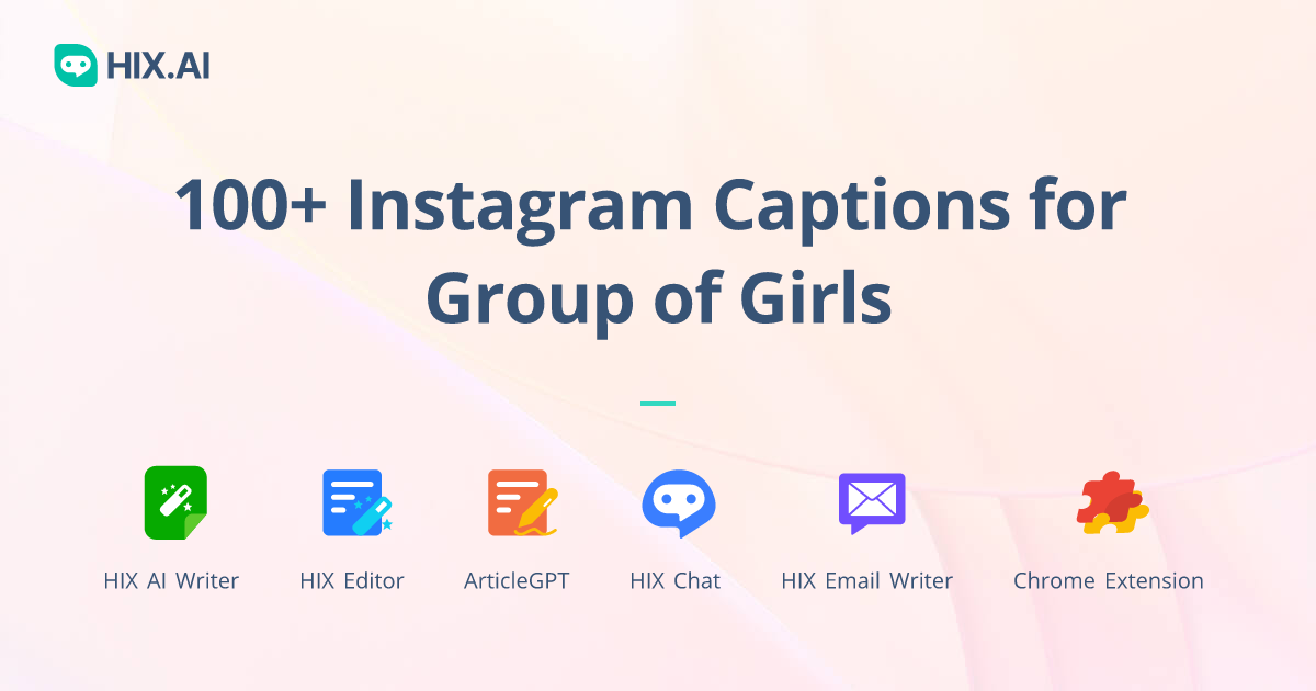 100+ Instagram Captions for Group of Girls + Free AI Caption Generator