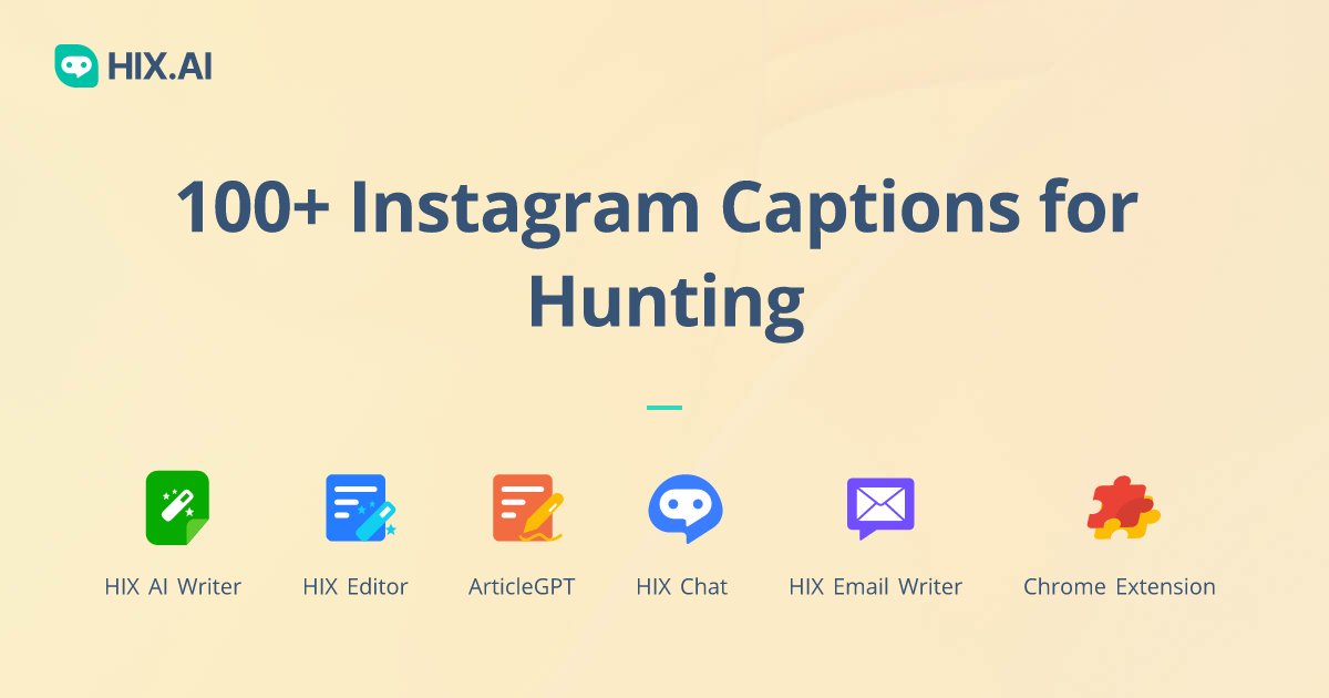 100-instagram-captions-for-hunting-free-ai-caption-generator-hix-ai