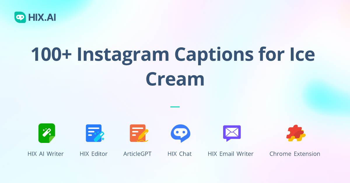 100 Instagram Captions For Ice Cream Free AI Caption Generator HIX AI