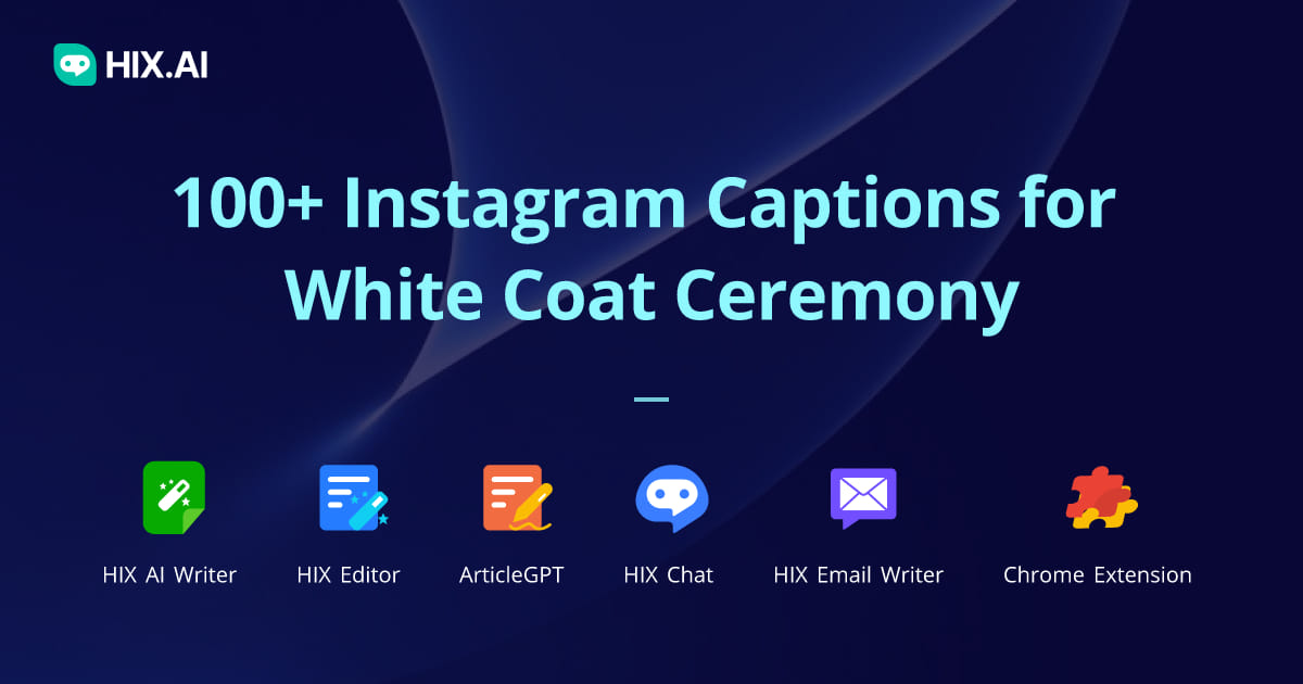 100+ Instagram Captions for White Coat Ceremony + Free AI Caption