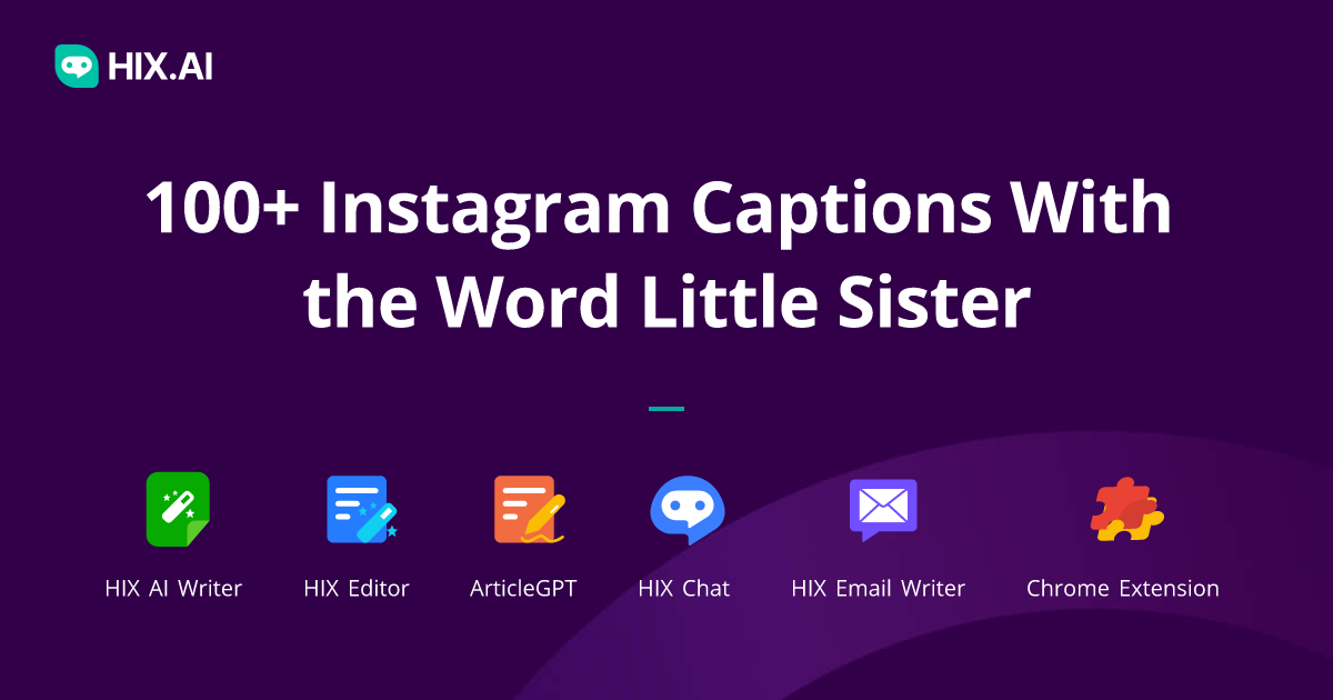 100+ Instagram Captions With the Word Little Sister + Free AI Caption