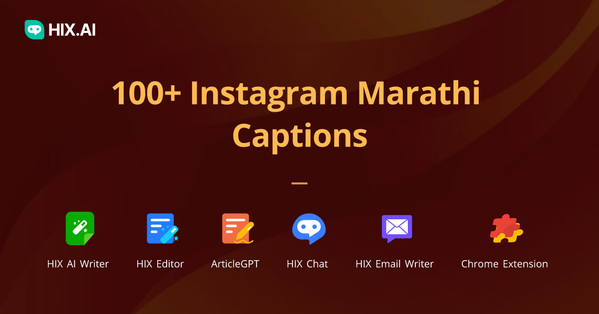 100+ Instagram Marathi Captions + Free AI Caption Generator HIX.AI
