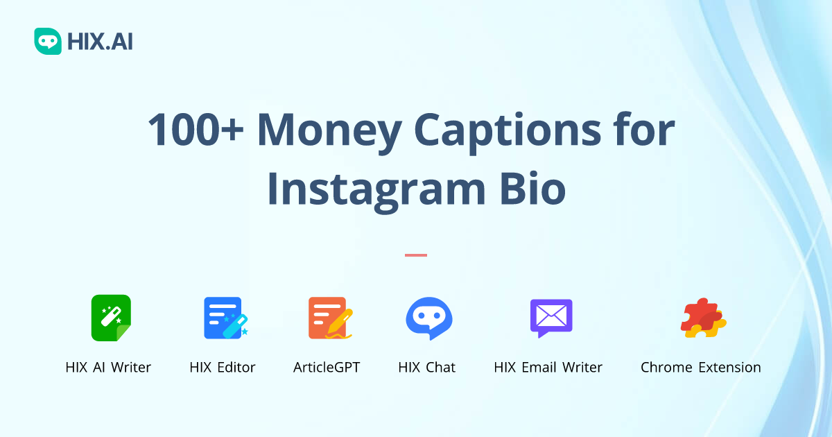 100 Money Captions For Instagram Bio Free AI Caption Generator HIX AI