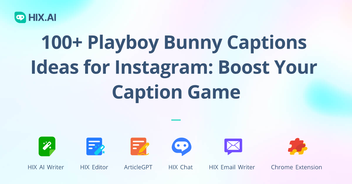 Playboy bunny captions for instagram