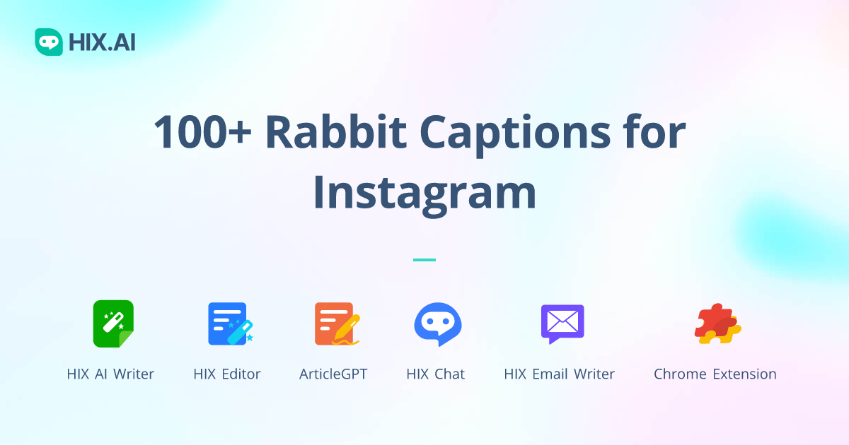 100+ Rabbit Captions for Instagram + Free AI Caption Generator | HIX.AI
