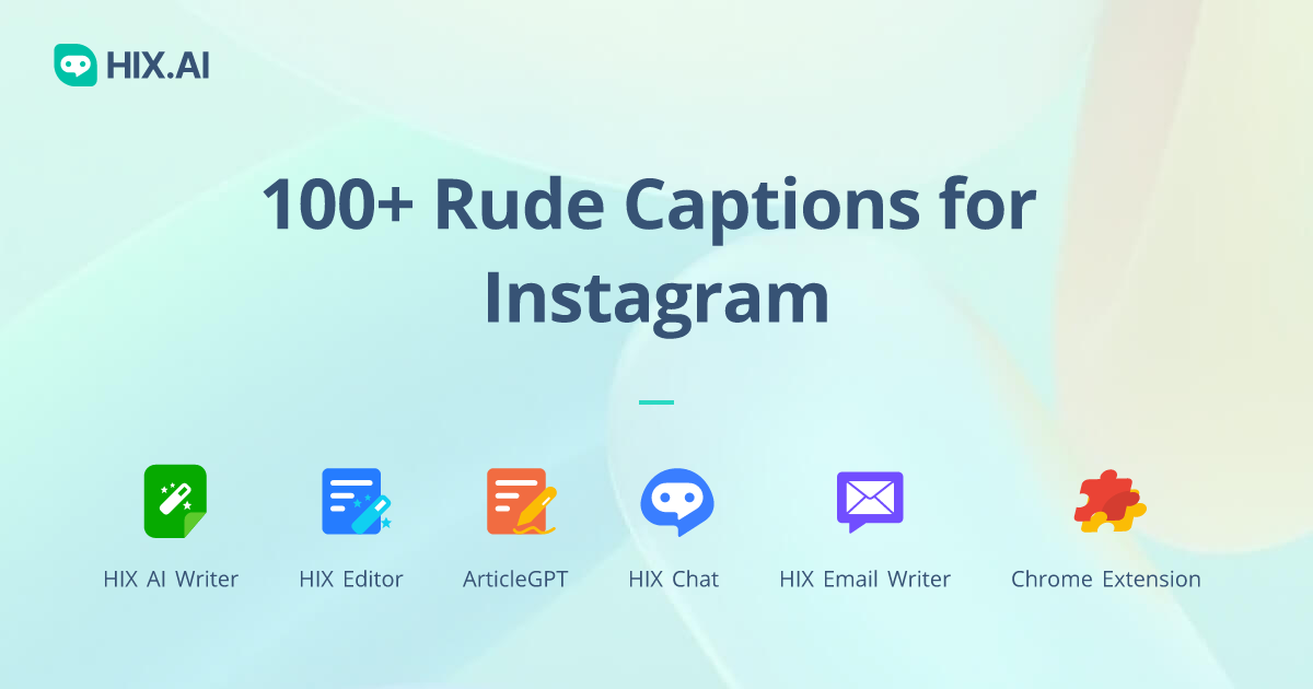 100 Rude Captions For Instagram Free Ai Caption Generator Hixai 