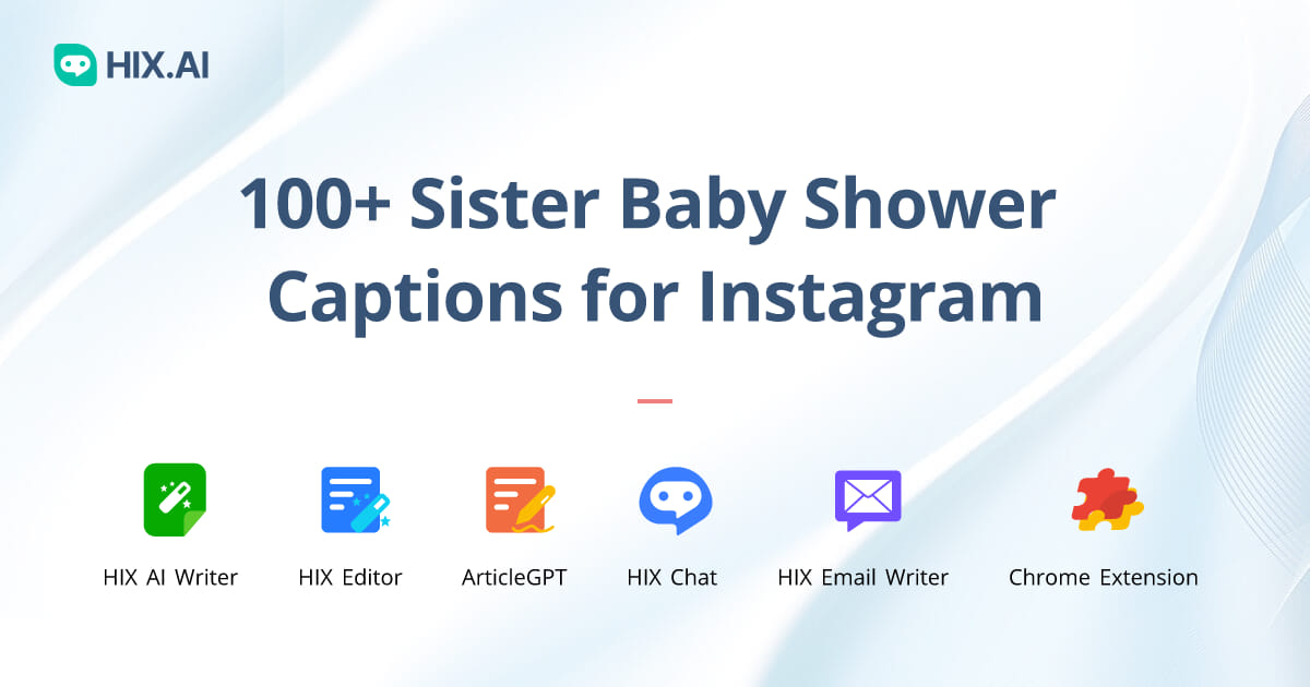 100+ Sister Baby Shower Captions for Instagram + Free AI Caption