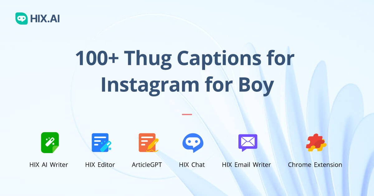 100+ Thug Captions for Instagram for Boy + Free AI Caption Generator
