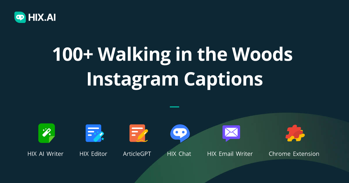 100+ Walking in the Woods Instagram Captions + Free AI Caption