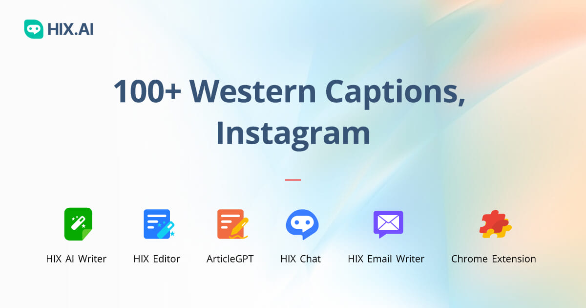 100-western-captions-instagram-free-ai-caption-generator-hix-ai