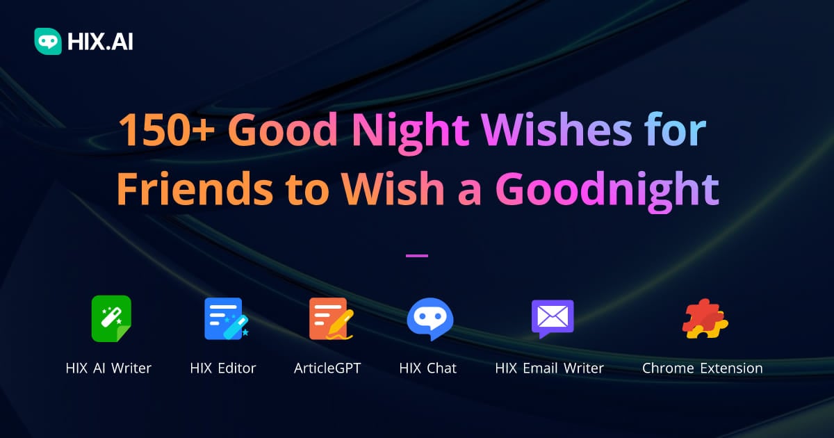 Good night hot sale wish