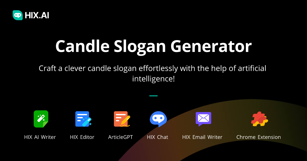 Free Candle Slogan Generator with 500+ Distinctive Examples HIX.AI