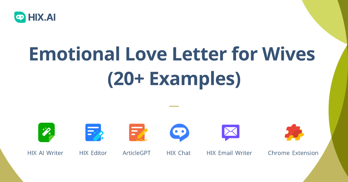 Emotional Love Letter for Wives (20+ Examples) + Free Love Letter ...