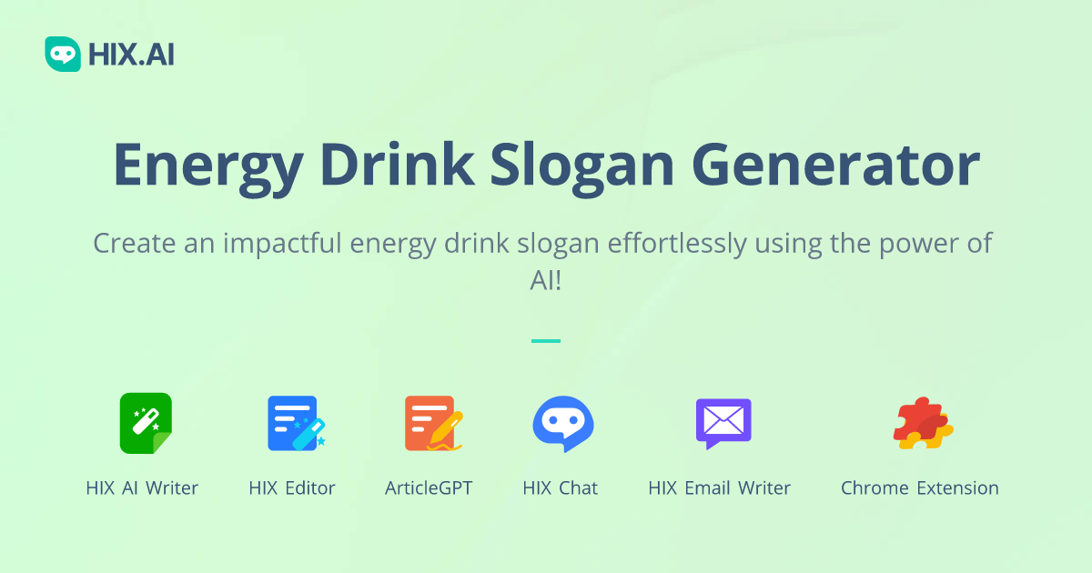Energy Drink Slogan Generator for Free (500+ Invigorating Examples
