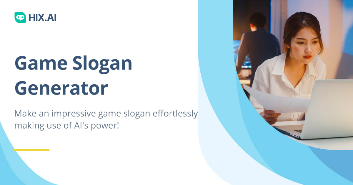 Free Game Slogan Generator with 500+ Interesting Examples | HIX.AI