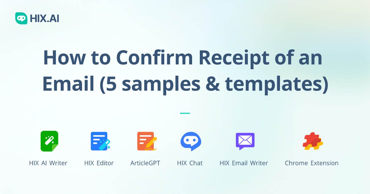 How To Acknowledge Confirm Receipt Of An Email 5 Samples Templates