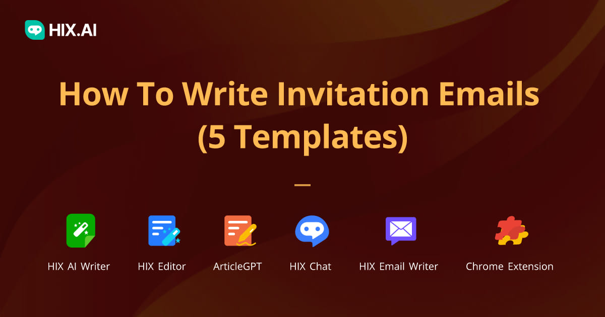 how to send out an invitation email