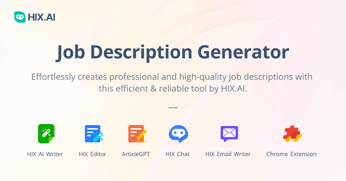 ai job description generator for resume