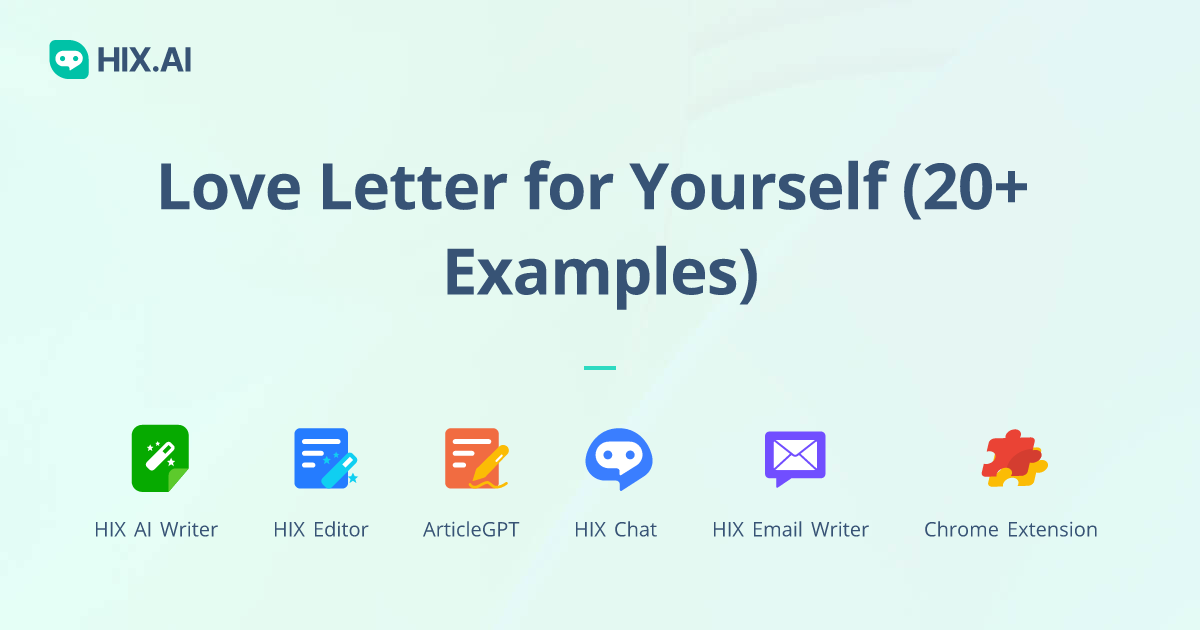 Love Letter for Yourself (20+ Examples) + Free Love Letter Generator