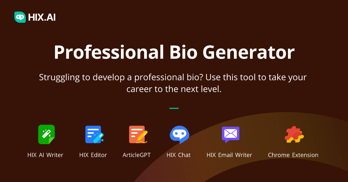 Ai Professional Bio Generator _ Free Bio Generator (AI Powered) – ERWIML