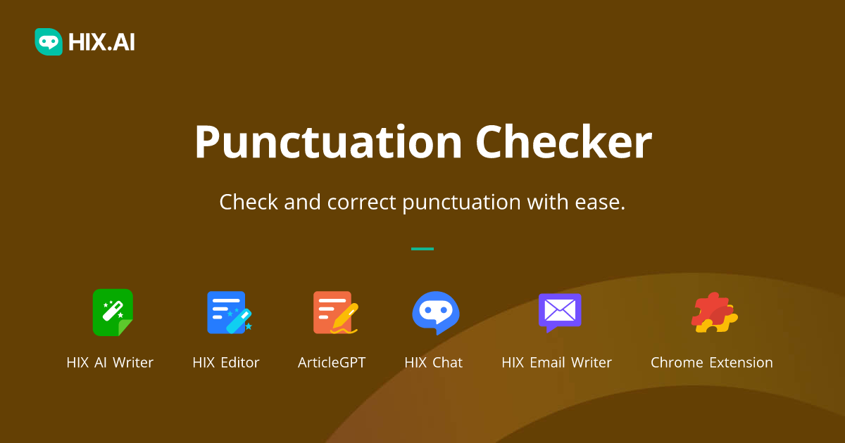 Punctuation Checker - Correct Punctuation Online For Free | HIX.AI