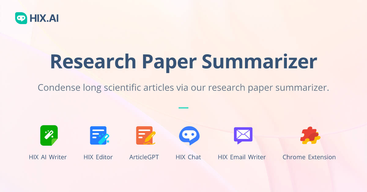 research paper summarizer online