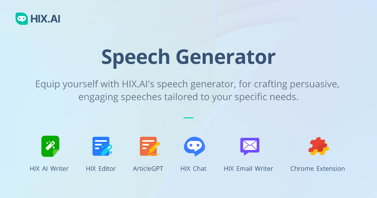 best speech writer generator free