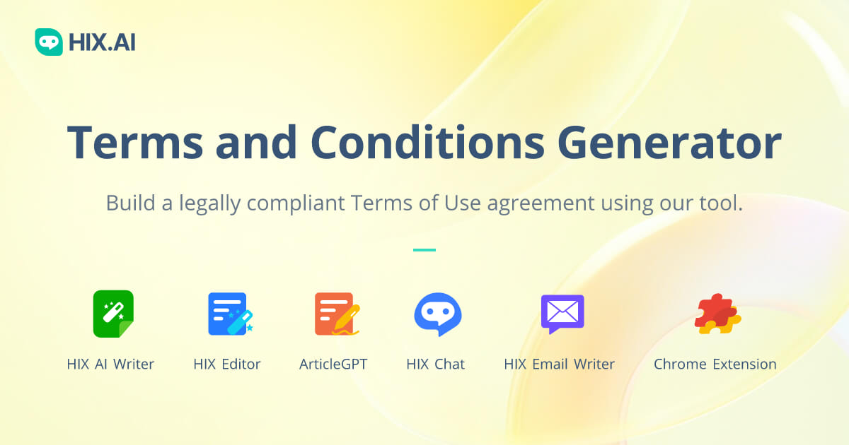 Terms And Conditions Generator