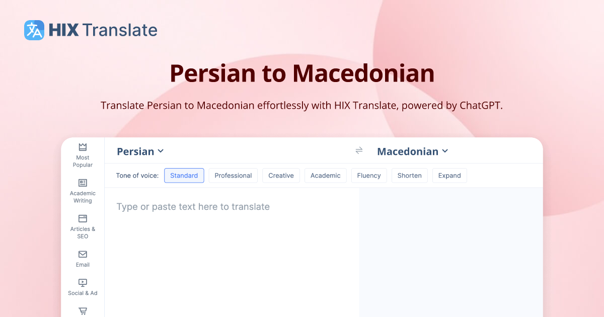 FREE Persian to Macedonian Translation with ChatGPT 3.5 / 4