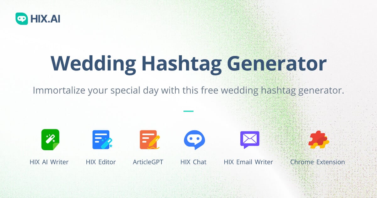 Free wedding hashtag generator create funny wedding hashtags