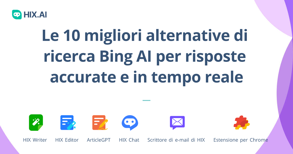 Le 10 migliori alternative di ricerca Bing AI per risposte accurate e ...