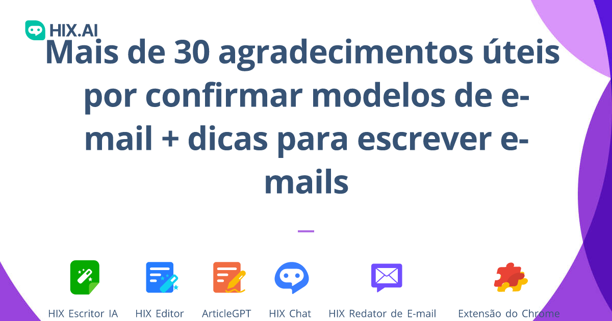 agradecimento no email