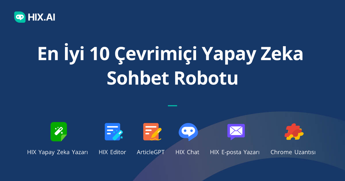 En İyi 10 Çevrimiçi Yapay Zeka Sohbet Robotu - ChatGPT Ve Alternatif ...