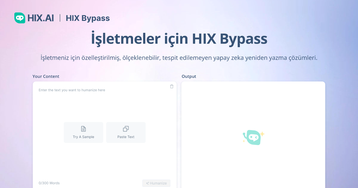 İş Çözümleri | HIX Bypass